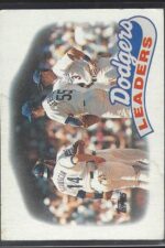 #669 Dodgers Leaders 1989 Topps