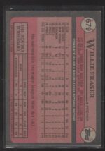 #679 Willie Fraser 1989 Topps - Image 2