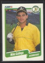 #  7 Mike Gallego 1990 Fleer