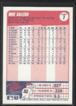 #  7 Mike Gallego 1990 Fleer - Image 2
