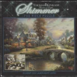 Ceaco - Sunset On Lamplight Lane by Thomas Kincaide