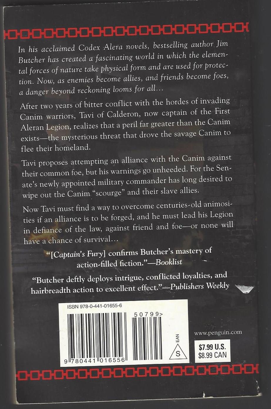 Codex Alera #2: Captain's Fury by Jim Butcher - Image 2