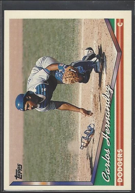 #353 Carlos Hernandez 1994 Topps