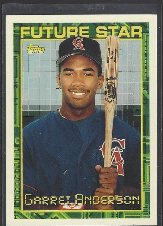 # 82 Garret Anderson Future Stars 1994 Topps